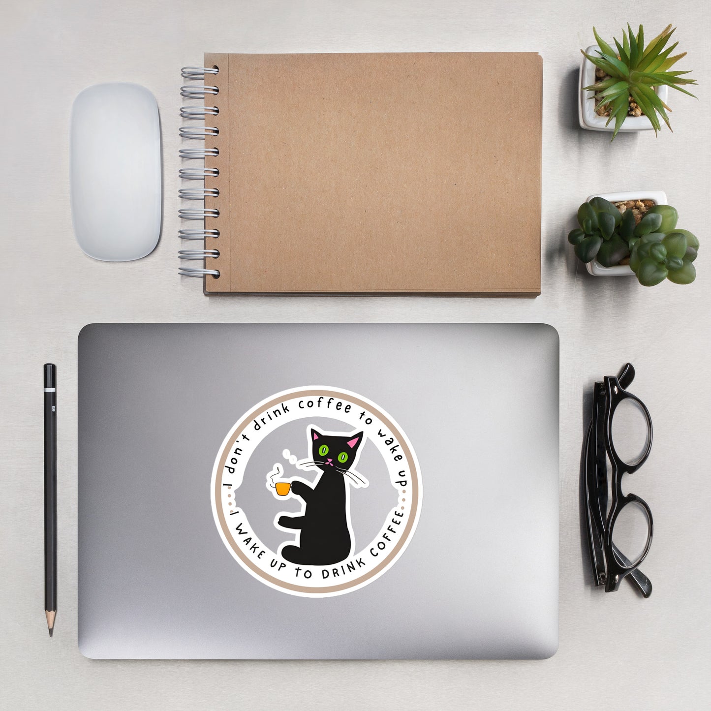 "Coffee Cat" Sticker