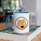 Colorful Catfé Mascot Mug