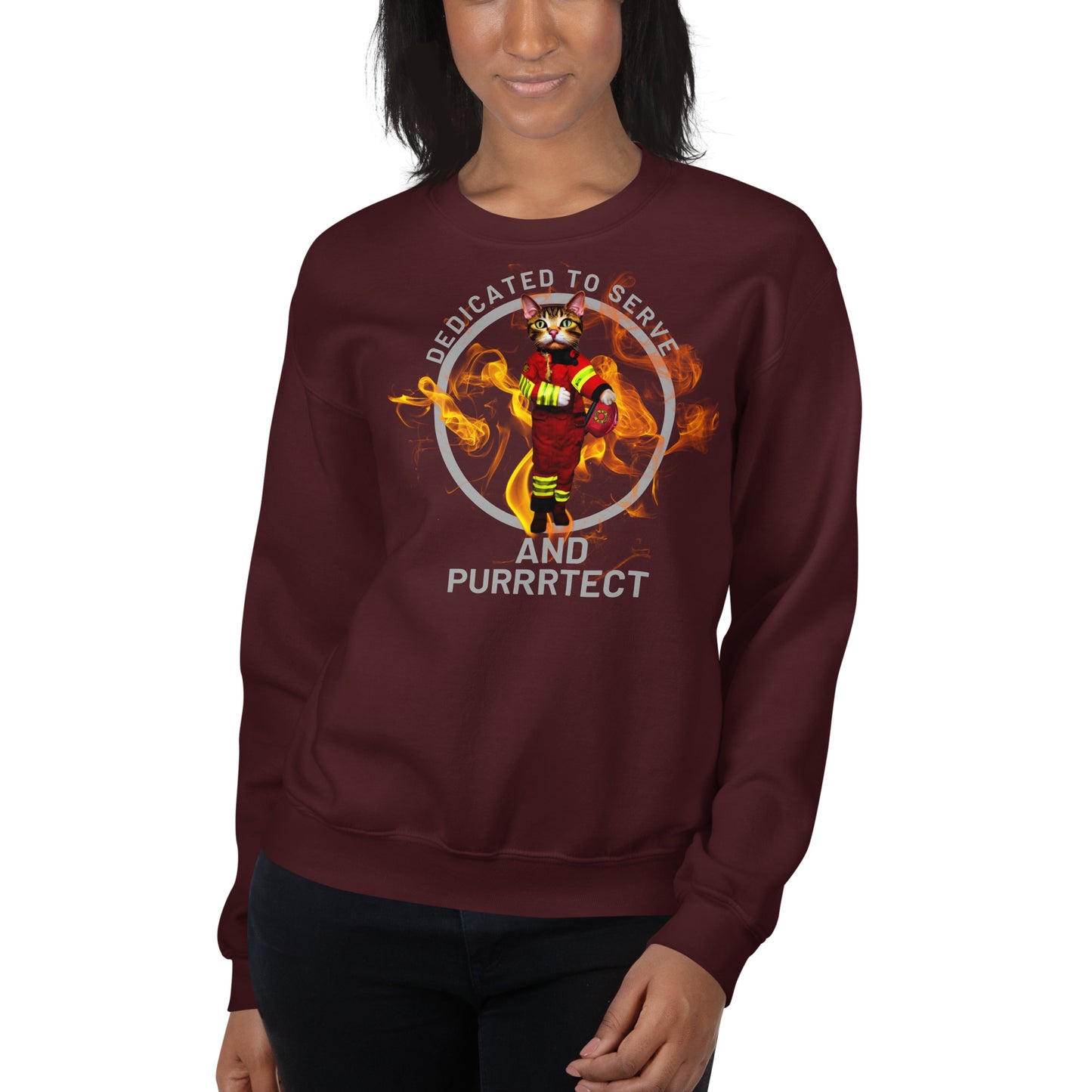 "Feline Firefighter" Sweatshirt