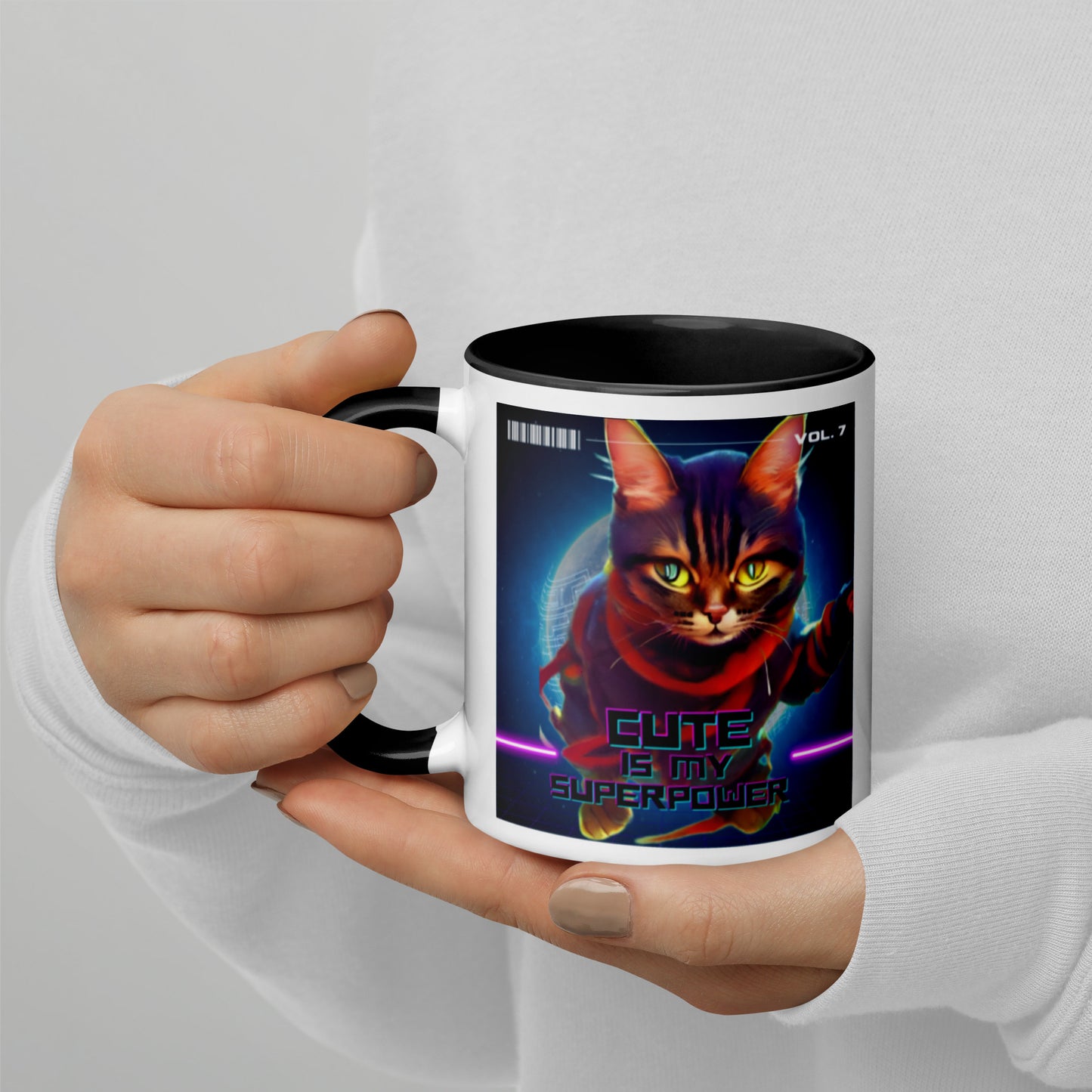 Colorful "Superpower" Mug
