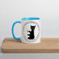 Colorful "Coffee Cat" Mug