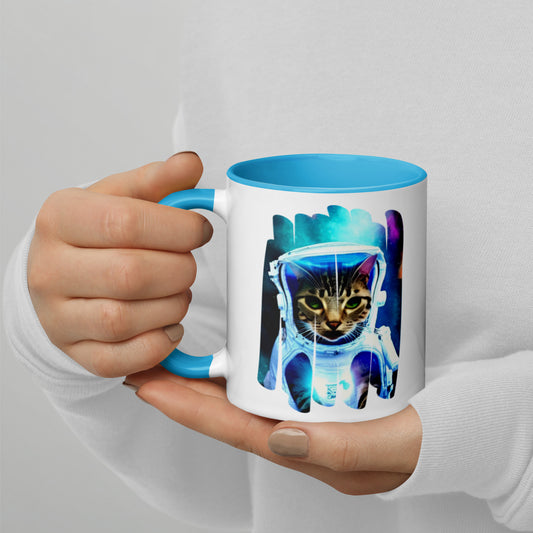 Colorful "Space Kitty" Mug