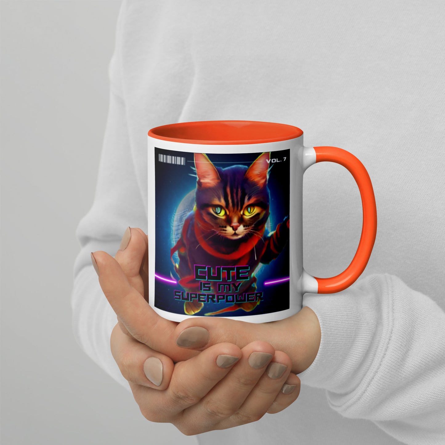 Colorful "Superpower" Mug