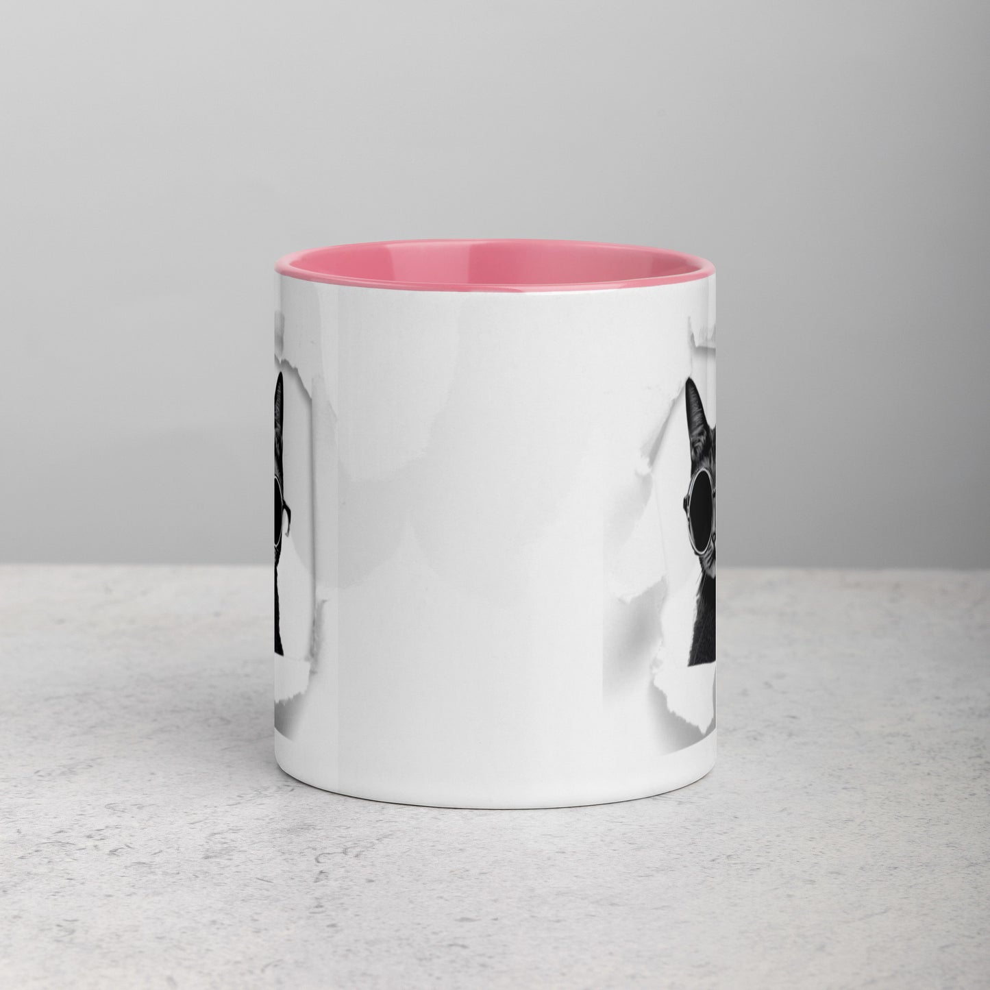 Colorful "Breakout Cat" Mug