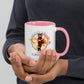 Colorful "Feline Firefighter" Mug